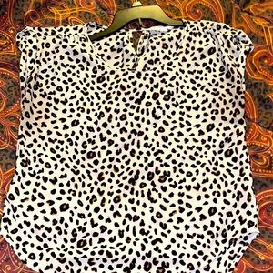 Cheetah print top